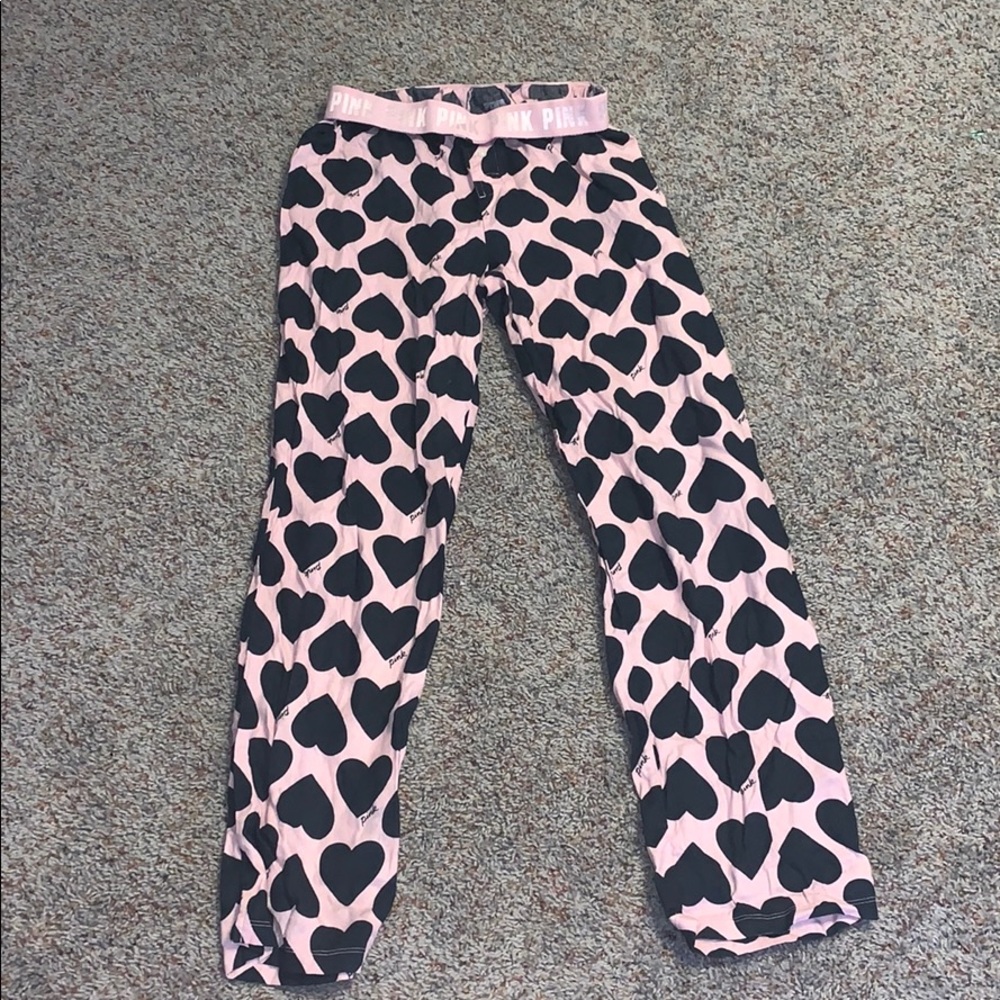 Pink Victoria’s Secret sleeping pants